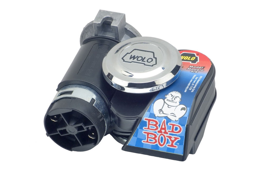 Wolo (419) Bad Boy Air Horn - 12 Volt Black
