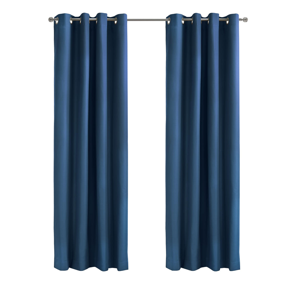 Thermalogic Alpine Blackout Grommet Curtain Panel 52 x 63 in Navy - Diamond Home USA