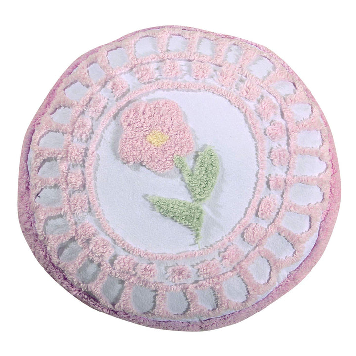 Better Trends Bloomfield Collection is Super Soft and Light Weight in Floral 15" Round - Rose