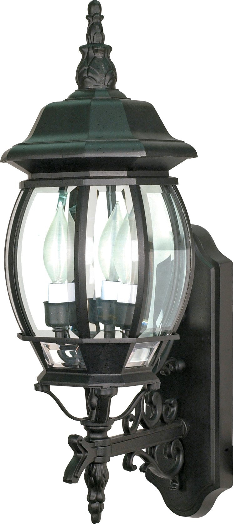 Nuvo 60/890 Three Light Outdoor Wall Mount Black