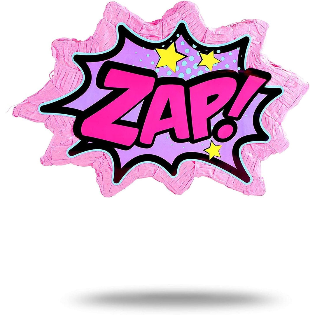Girl Comic Book Hero Pink Party Pinata For Birthday (17 X 11.2 3 Inches) - Diamond Home USA