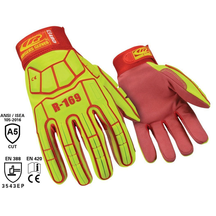Impact Gloves L Synthetic Leather PR - Diamond Home USA