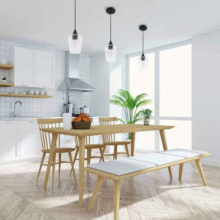 Modern Industrial Mini Lights with Adjustable Height Set of 2 Black Contemporary - Diamond Home USA