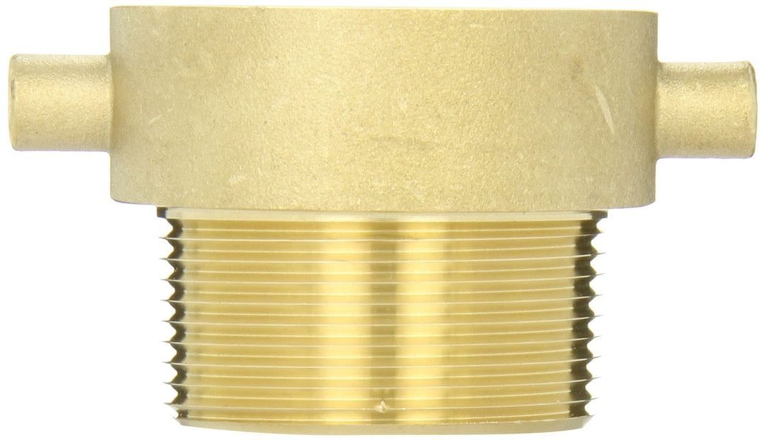 Moon 369-1521561 Brass Fire Hose Adapter Pin Lug 1-1/2" NH Female x 1-1/2" NPT - Diamond Home USA