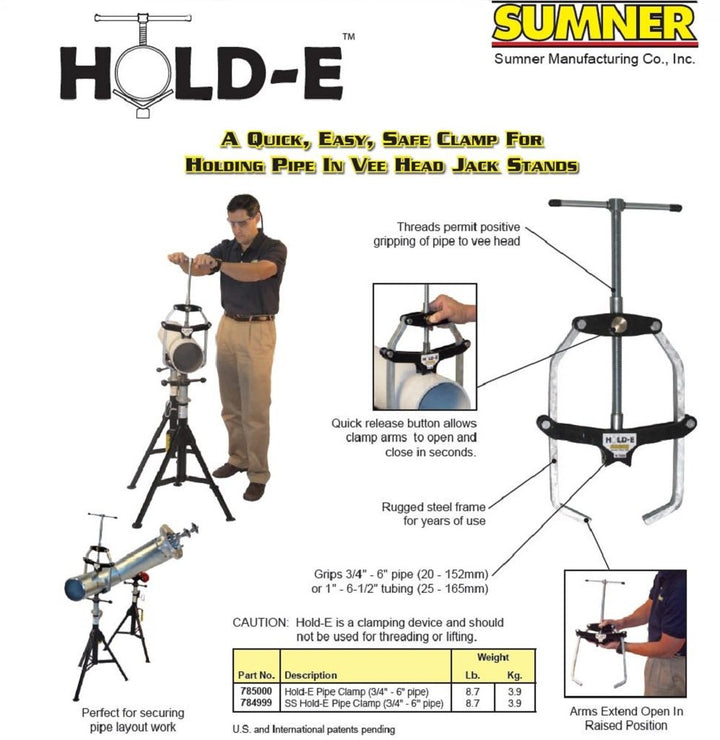 Pipe Clamp Hold-E - Diamond Home USA