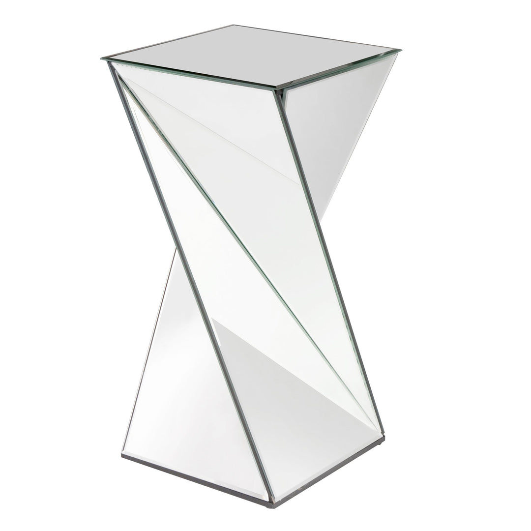 Howard Elliott 11093 Twisted Mirrored End Table