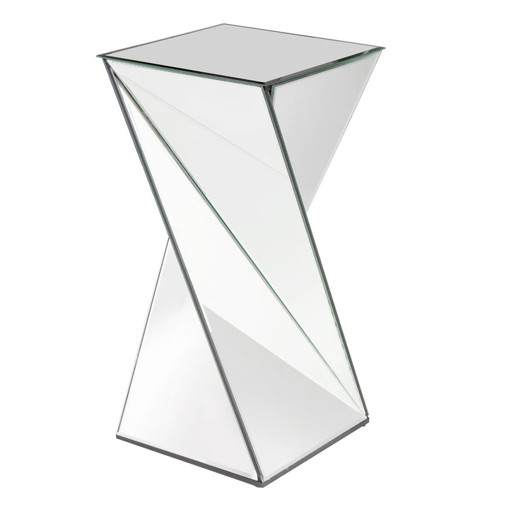 Howard Elliott 11093 Twisted Mirrored End Table