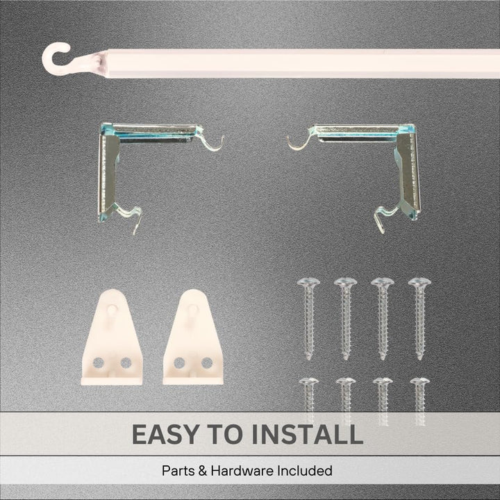 1" Cordless Aluminum Blind Alabaster