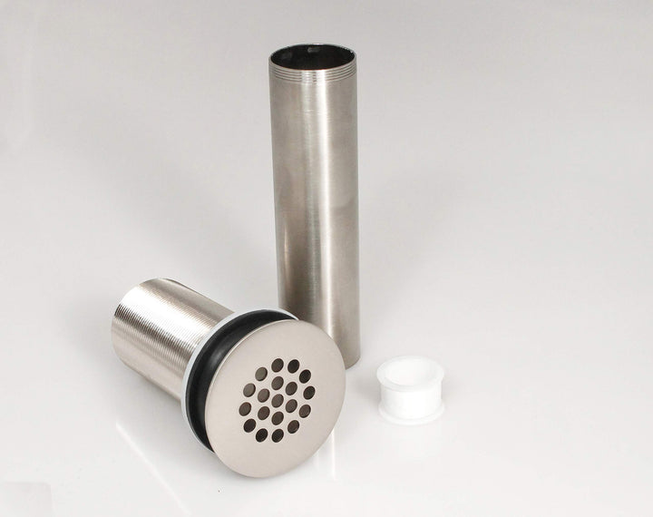 Keeney K820-74BN Universal Open Grid Bathroom Sink Drain Without Overflow - Brushed Nickel