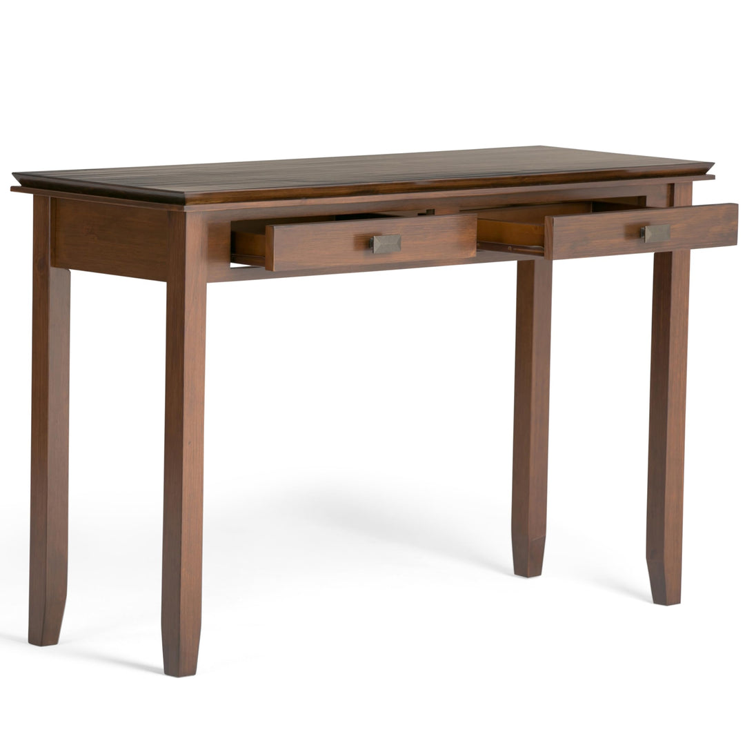 SIMPLIHOME Artisan SOLID WOOD 46 inch Wide Console Sofa Entryway Table in Farmhouse