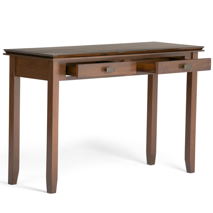 SIMPLIHOME Artisan SOLID WOOD 46 inch Wide Console Sofa Entryway Table in Farmhouse
