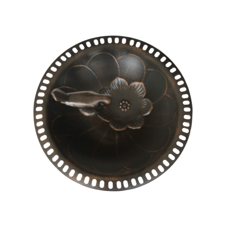 Christopher Knight Home Anessa Outdoor Aluminum and Iron Bird Bath Shiny Copper - Diamond Home USA