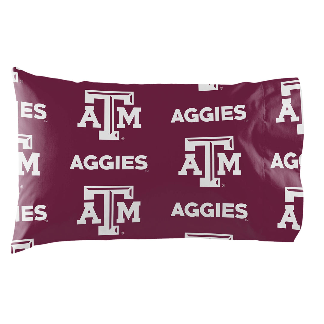NCAA Texas A&M Aggies "Rotary" Full Bed In a Bag Set orange