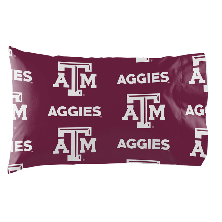 NCAA Texas A&M Aggies "Rotary" Full Bed In a Bag Set orange