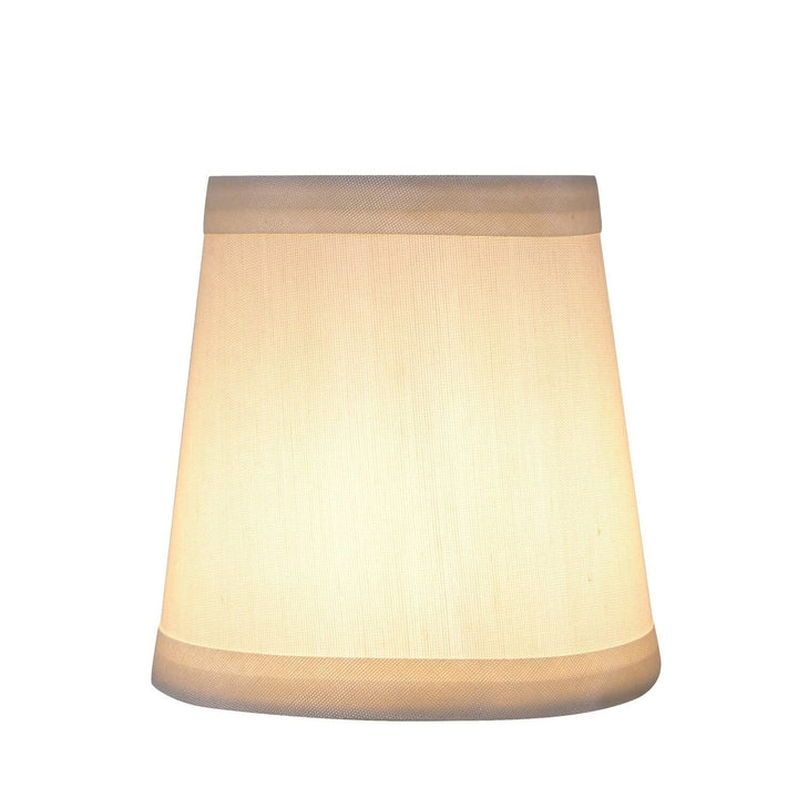 Hardback Empire Chandelier Clip-on Lamp Shade (9 Pack) Off White (3" X 4") - Diamond Home USA