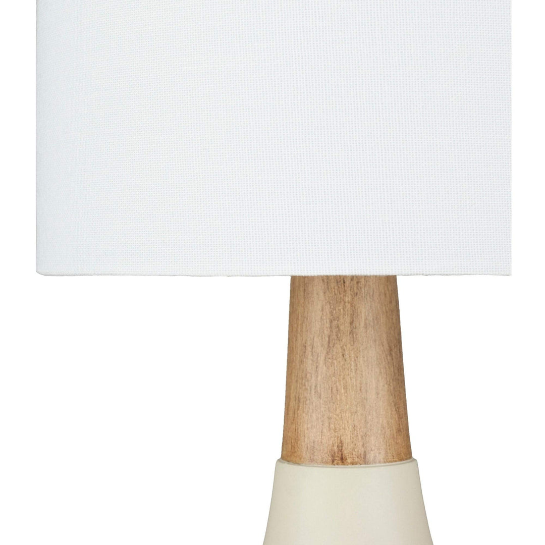 Ivory Modern Table Lamp Cream Contemporary Bulbs Included - Diamond Home USA