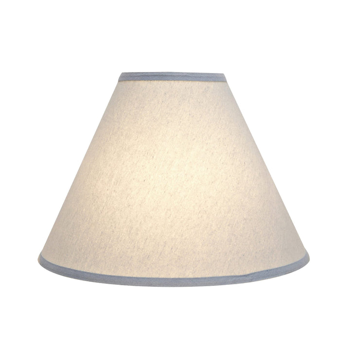 Hardback Empire Shaped Spider Construction Lamp Shade In Light Blue (6" X 16" - Diamond Home USA