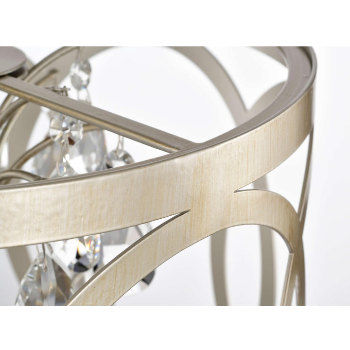 The Lighting Store Aurelia 3-light Light Gold with Bronze Metal Cage Drum - Diamond Home USA