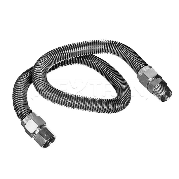 Highcraft GUHD-TT38-60D Gas Line Hose 1/2'' O.D. x 60'' Length with 0.5 in.