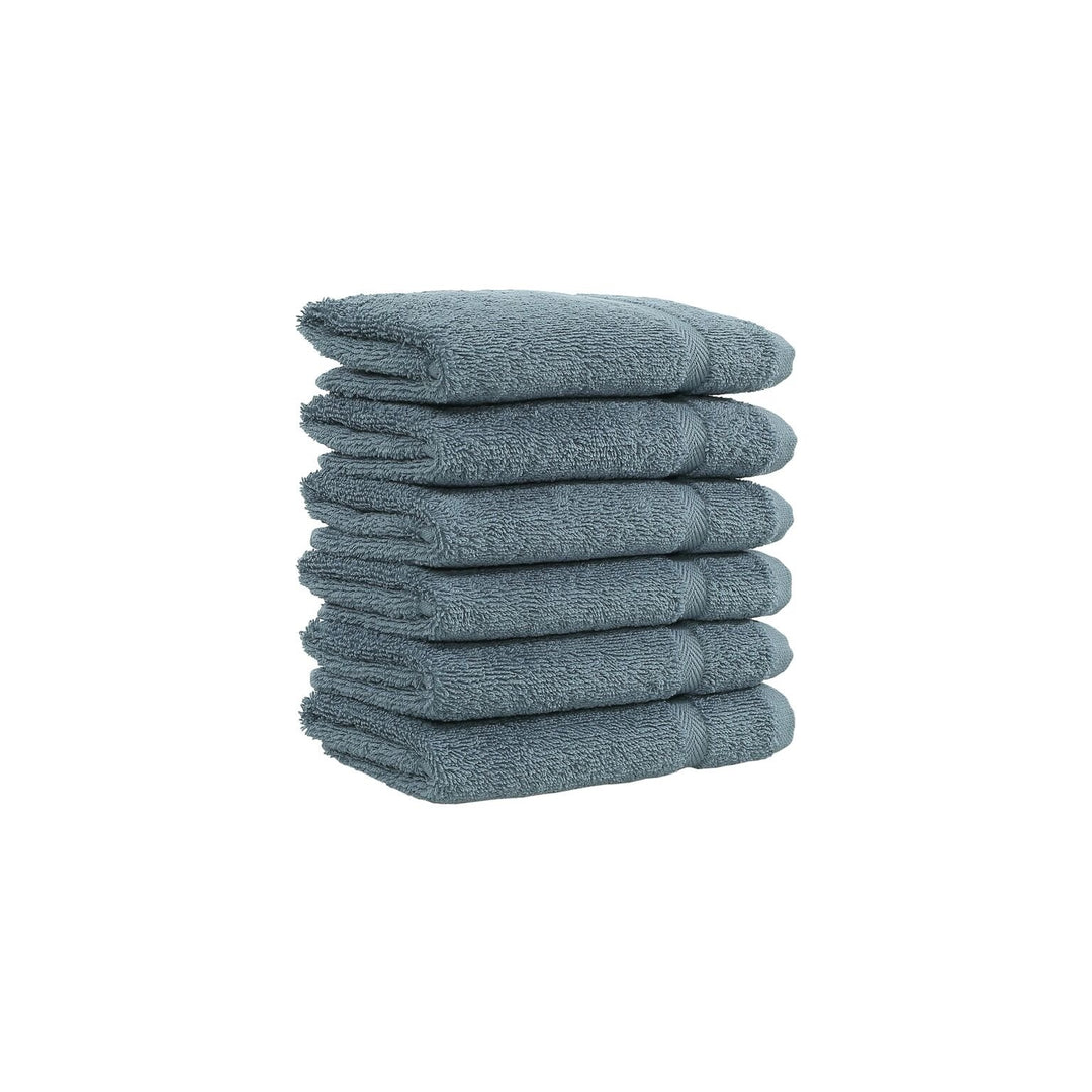 Linum Home Textiles 100% Turkish Cotton Denzi Washcloths Set of 6