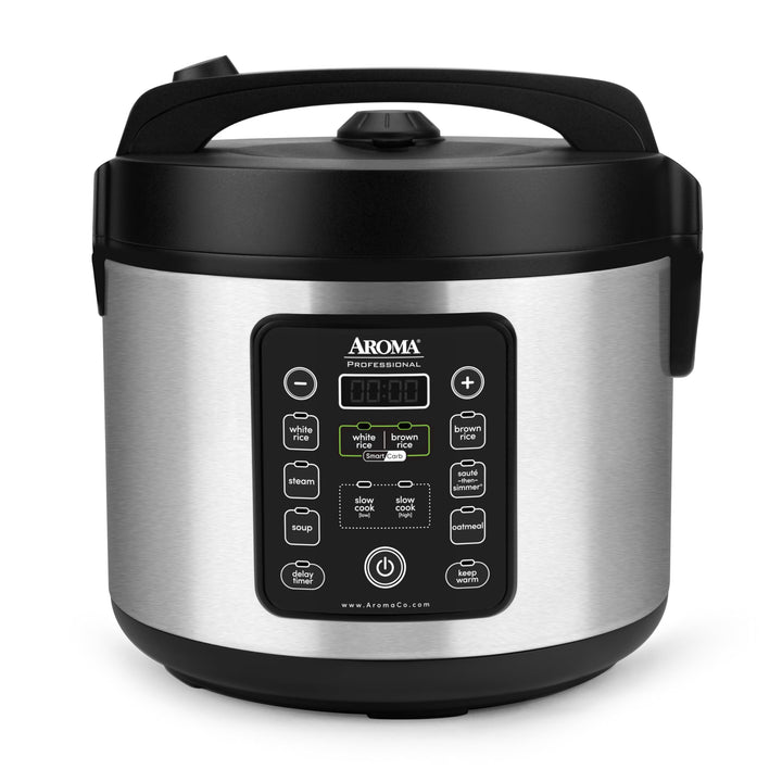 Aroma Housewares ARC-1120SBL SmartCarb Cool-Touch Stainless Steel Rice
