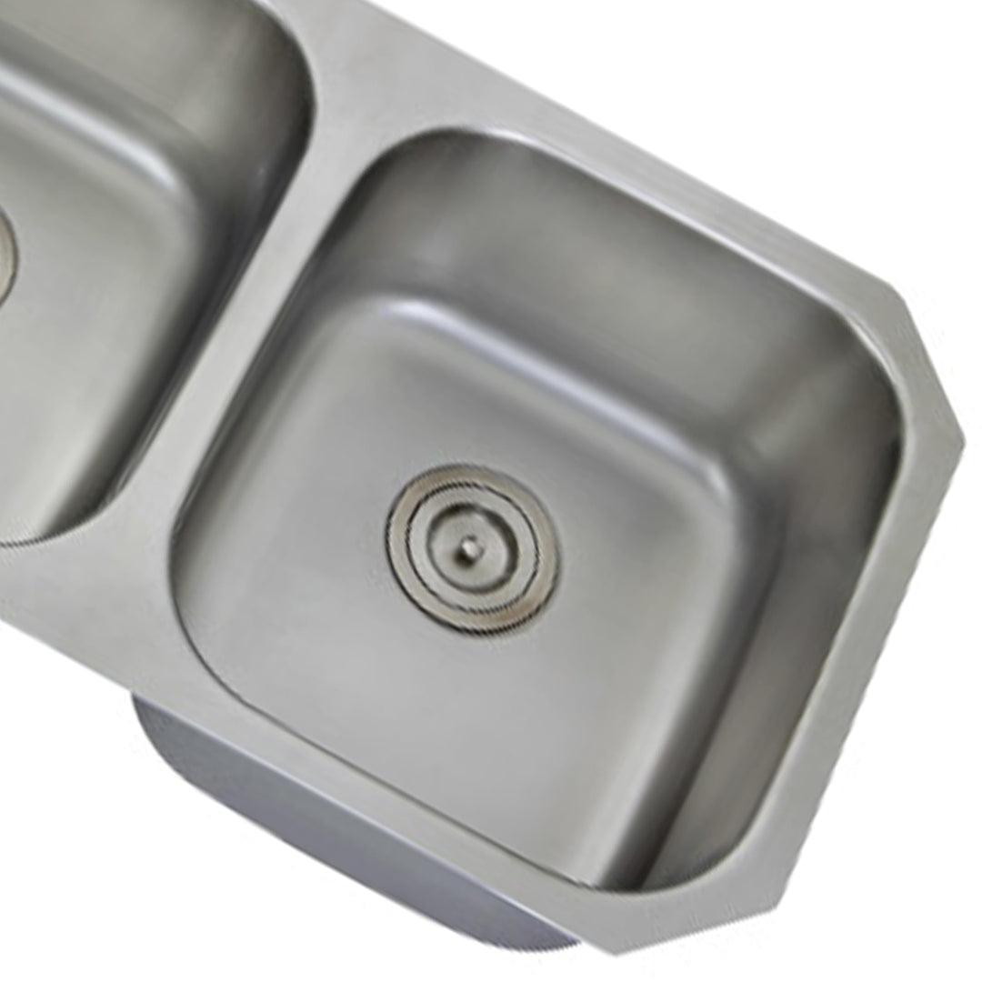 32" Classic Undermount Kitchen Sink50/50 Double Bowl Stainless Steel Sink 32'' - Diamond Home USA