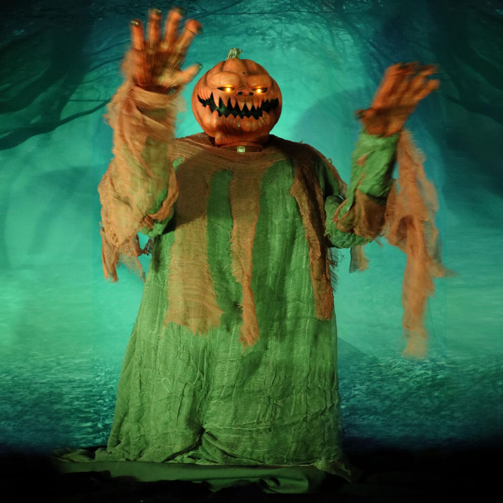 Haunted Hill Farm Motion-Activated Jack O' Lunger by Tekky Lunging Halloween - Diamond Home USA