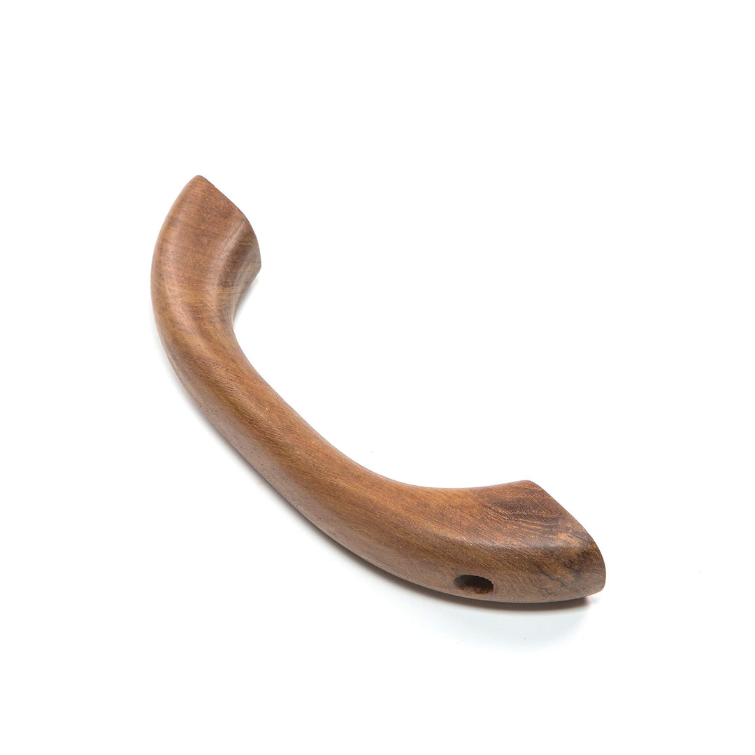 Solid Teak Grab Handle - 1-3/8" W X 9-1/8" L 2-1/4" H Brown Wood Finish - Diamond Home USA