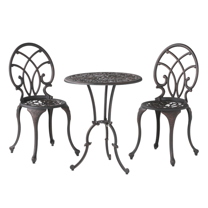 Best Selling Charleston Aluminum Copper Bistro Set