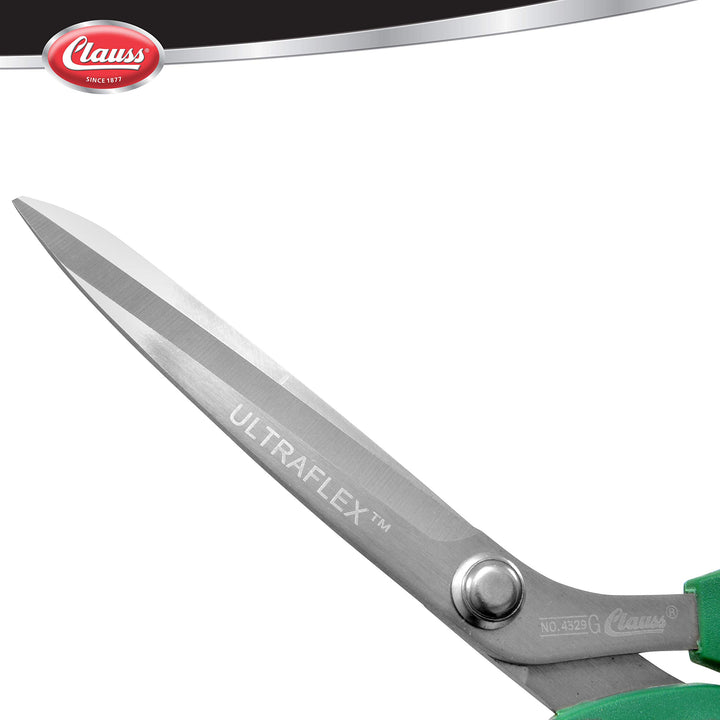 Clauss 18160 9" Ultraflex Bent Shear Adjustable Green - Diamond Home USA