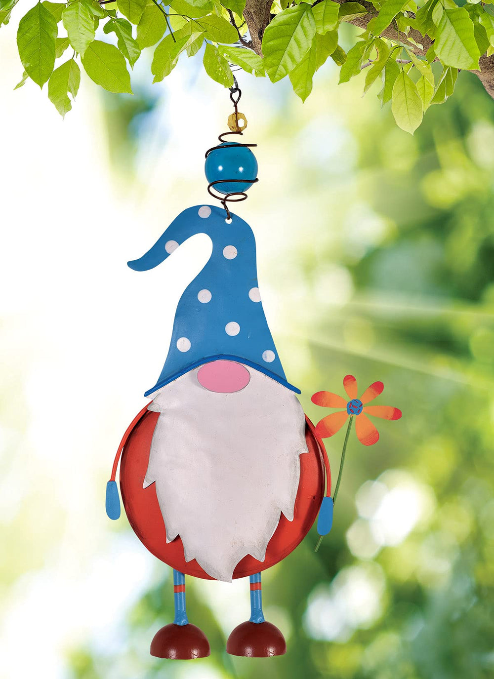Sunset Vista Designs 93652 Collection-Hanging Garden Bouncy Gnome 17-inch Height - Diamond Home USA