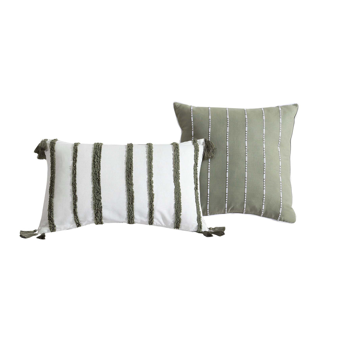Riverbrook Home Harley Comforter Set Queen Green 5 Piece Set