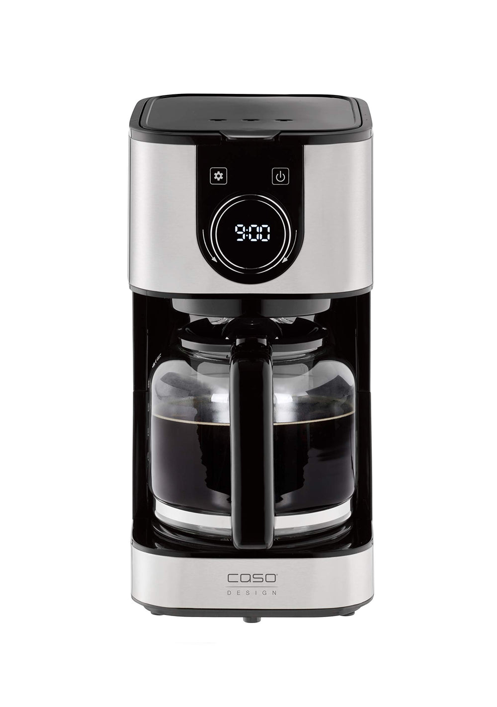 Caso Design Hot Brew 10 cup Coffee Maker 11858 stainless small - Diamond Home USA