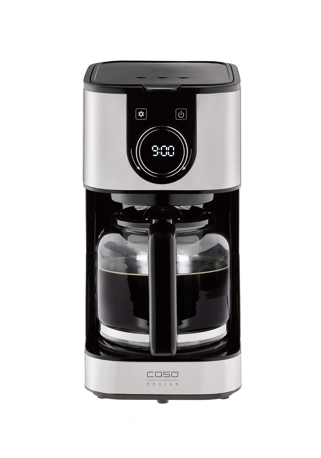 Caso Design Hot Brew 10 cup Coffee Maker 11858 stainless small - Diamond Home USA