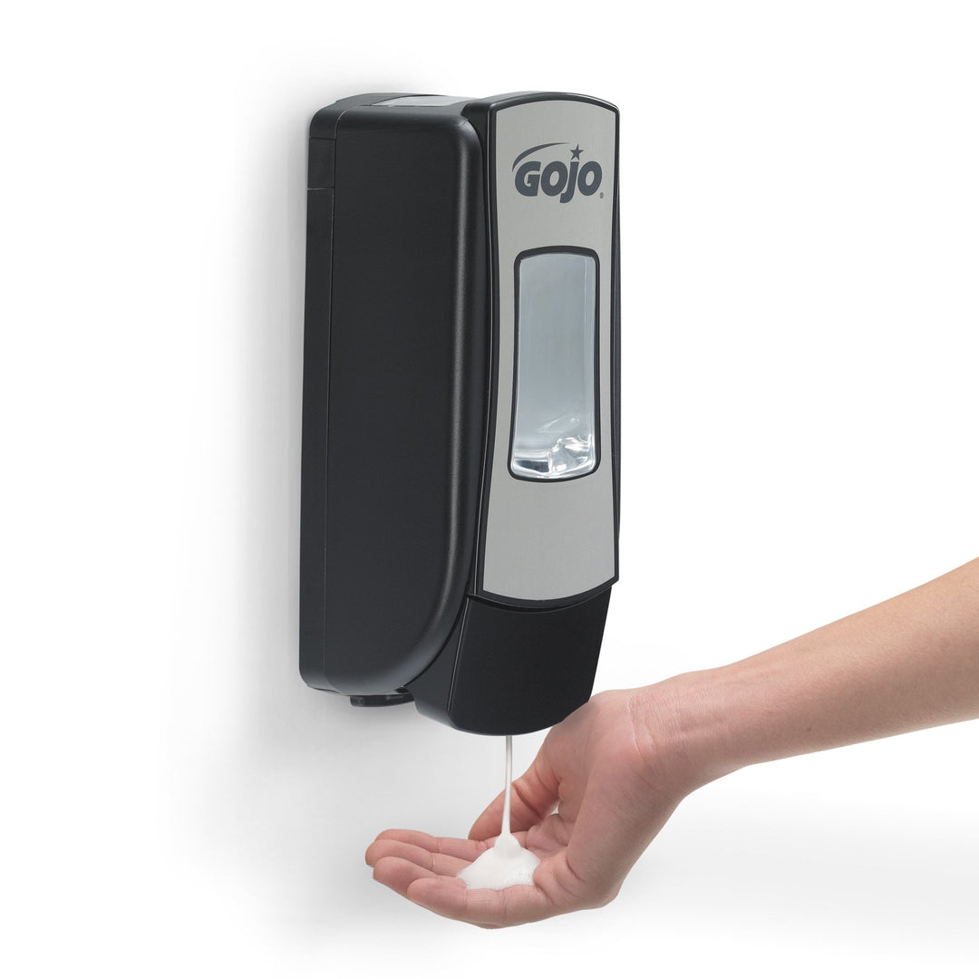 GOJO 7 Push-Style Foam Hand Soap Dispenser Chrome/Black for 700 mL GOJO - Diamond Home USA