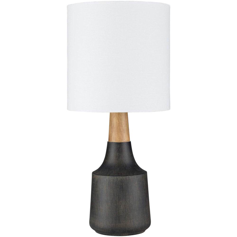 Black Modern Table Lamp Contemporary Bulbs Included - Diamond Home USA