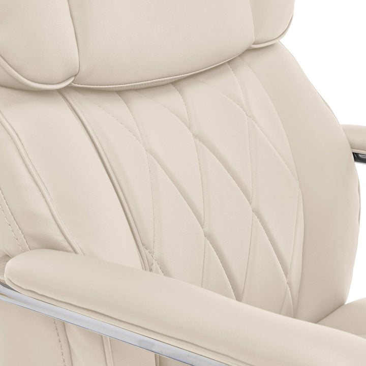 La-Z-Boy Sutherland Ergonomic Faux Leather Swivel Computer and Desk Chair