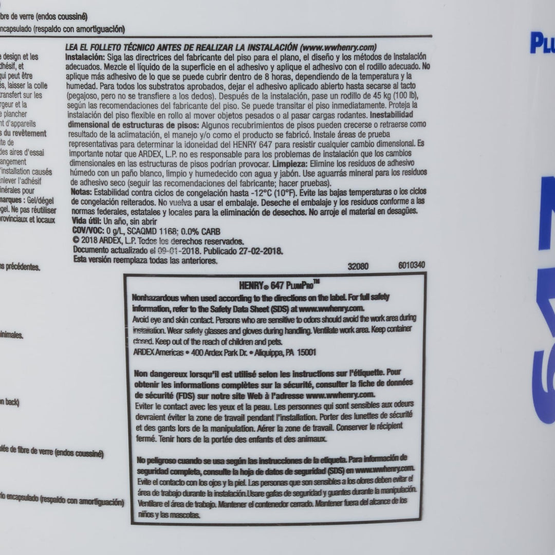 Henry Adhesive Floor Vinyl 1GA 32080 - Diamond Home USA