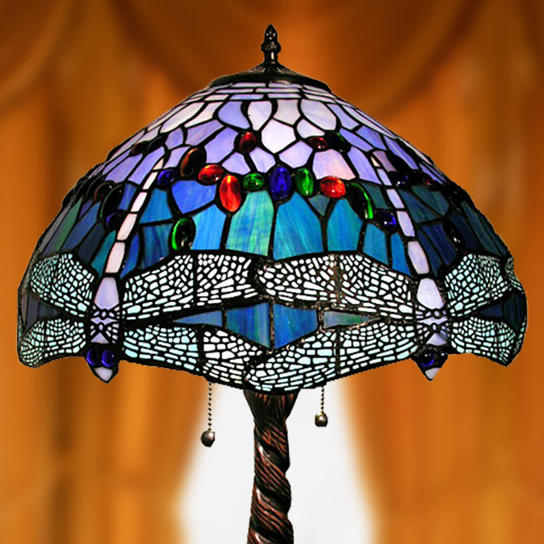 Serena D'italia Tiffany Style Dragonfly Table Lamp - Diamond Home USA