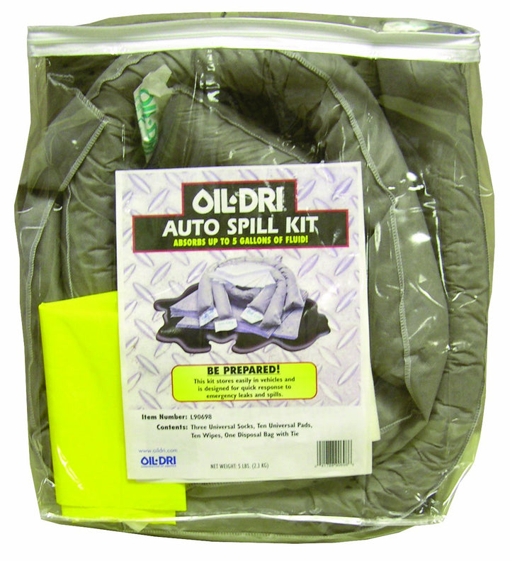 Oil-Dri L90698 5 gallon Automotive Compact Universal Zippered Spill Kit