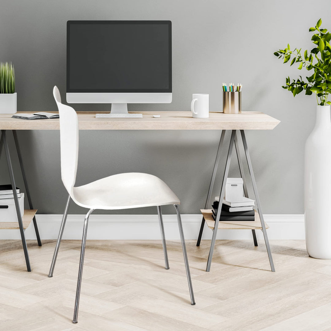 Legaré Furniture Modern Ergonomic Bent Plywood Chair for The Home Office or Work - Diamond Home USA