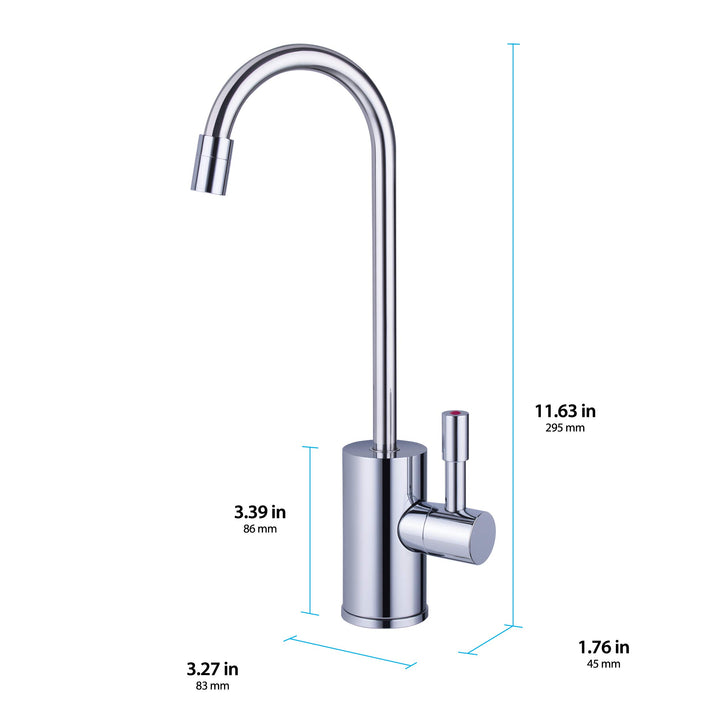 Ready Hot RH-F570-CH Faucet Only for Instant Hot Water Tank Insulated Safety - Diamond Home USA