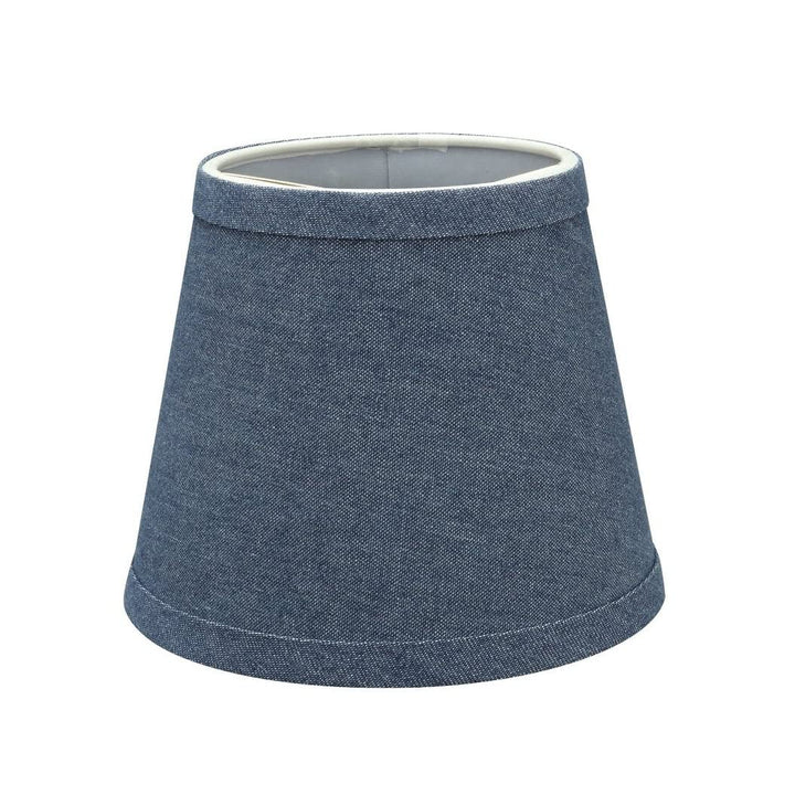 Hardback Empire Chandelier Clip-on Lamp Shade (6 Pack) Washing Blue (4" X 6" 5") - Diamond Home USA