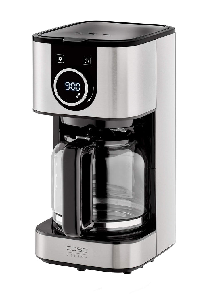 Caso Design Hot Brew 10 cup Coffee Maker 11858 stainless small - Diamond Home USA