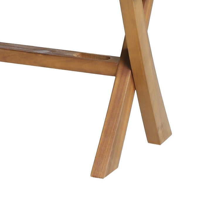 Christopher Knight Home Jeffery Outdoor Acacia Wood Bench with Rope Seating - Diamond Home USA