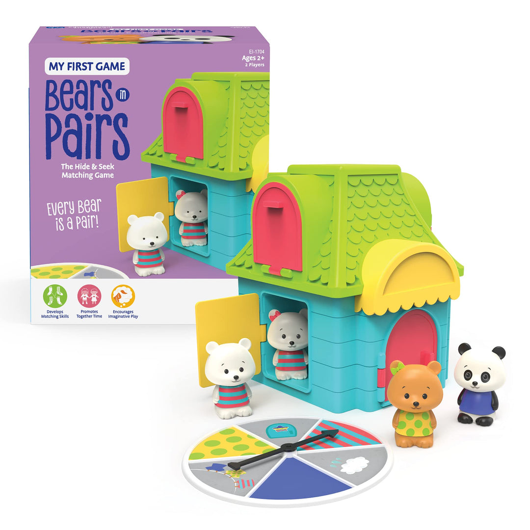 Educational Insights My First Game: Bears In Pairs Hide & Seek Memory & Matching
