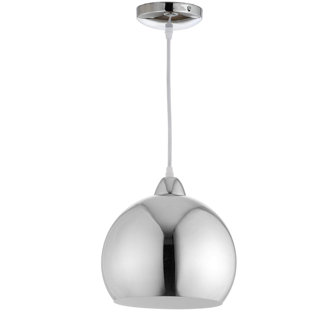 Lighting Adjustable 1-Light Led Chrome Pendant Industrial Modern Contemporary - Diamond Home USA