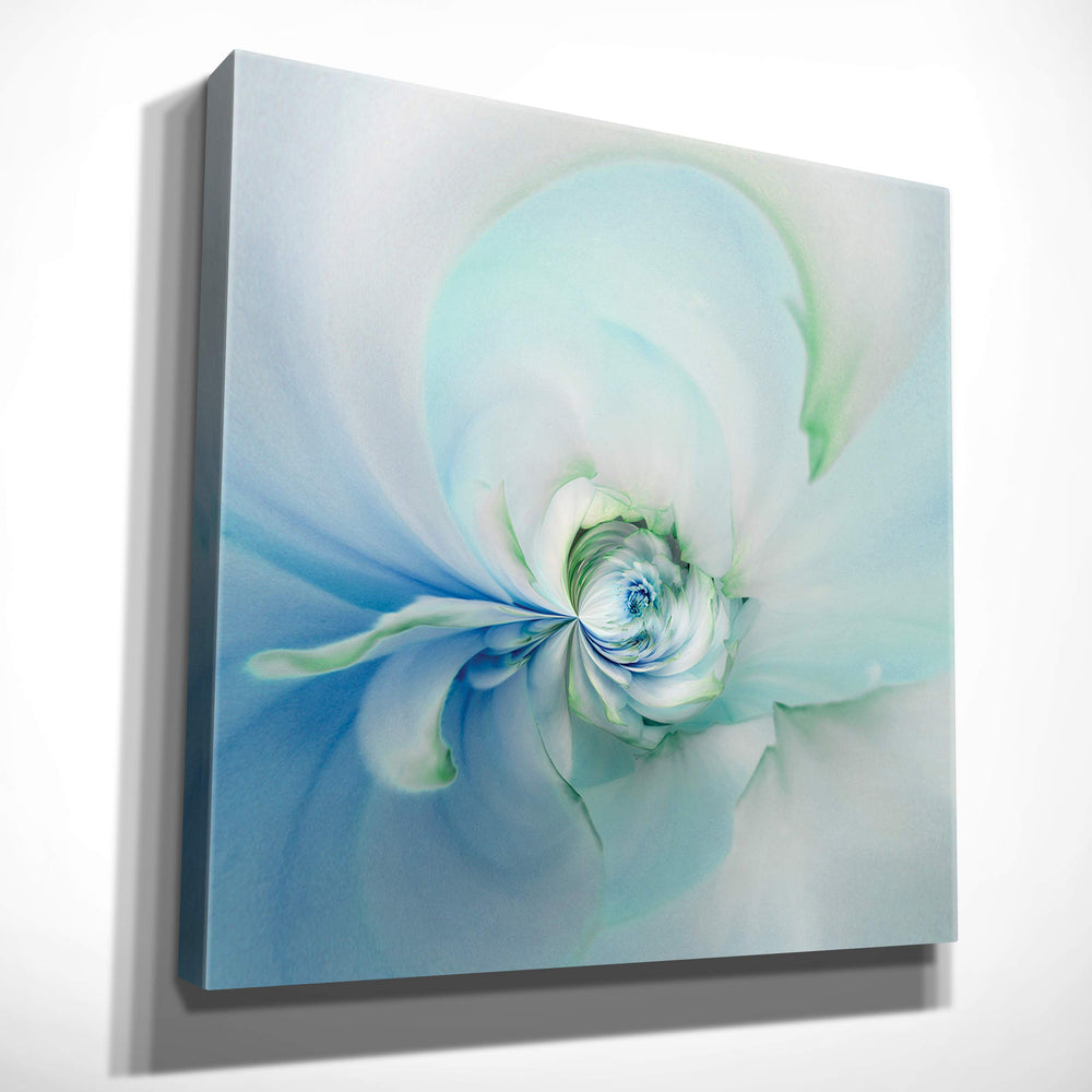 Wexford Home Dahlia Gallery Wrapped Canvas Wall Art 16x16 - Diamond Home USA