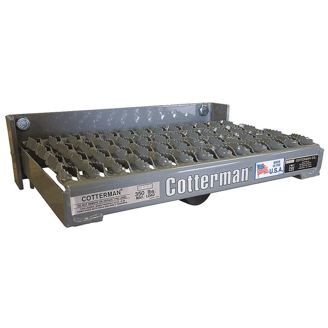 Cotterman FUS101SA3C1P1 Spring Loaded Fold-Up Step 4 in. H