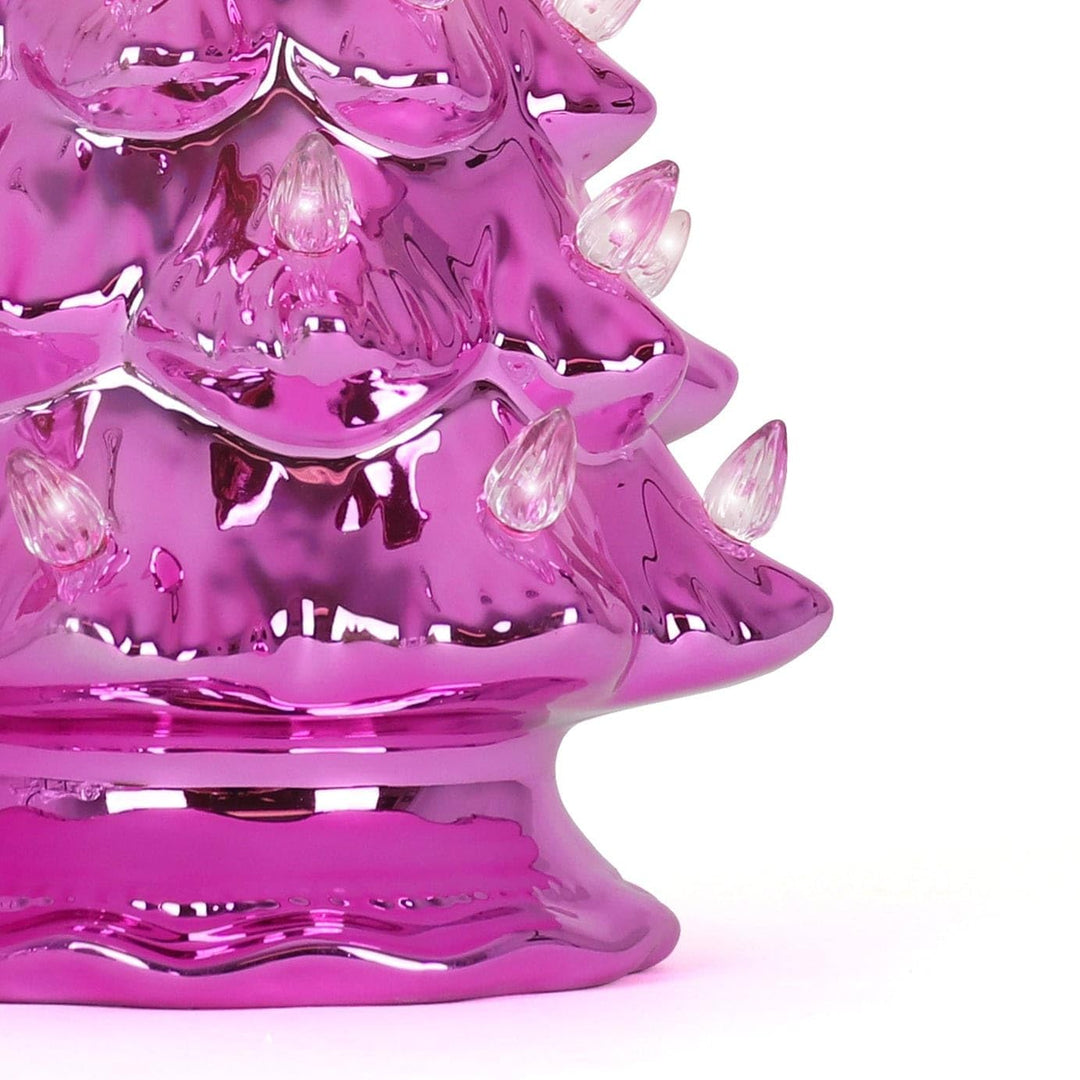 Pink Pearl Ceramic Christmas Tree - Diamond Home USA